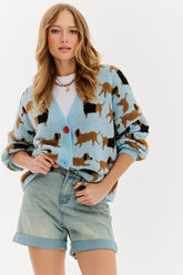 Happy Hounds cardigan